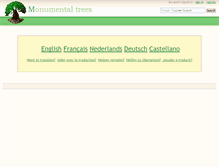 Tablet Screenshot of monumentaltrees.com